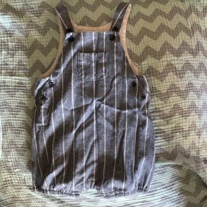 Boys Mudpie coverall overalls outfit